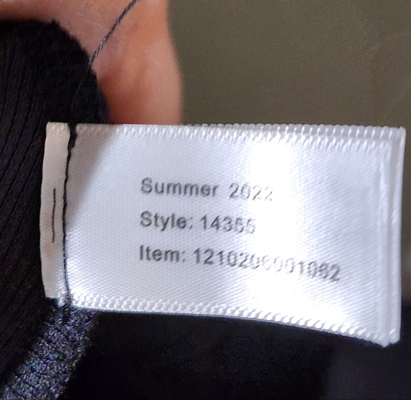 Marine Layer Jersey Knit Black Sleeveless Dress - Picture 4 of 6